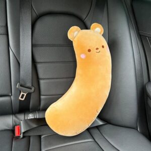 Cute Cartoon Car Seat Belt Shoulder Protector and Neck Pillow for Children