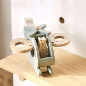 Montessori Wooden Aircraft Toy for Toddlers