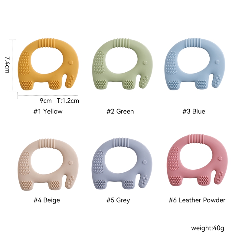 Baby Elephant Silicone Teether - Image 6