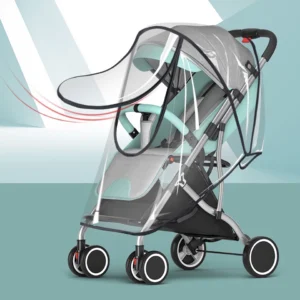 Universal Waterproof Pram Rain Cover - Baby Stroller Transparent Shield