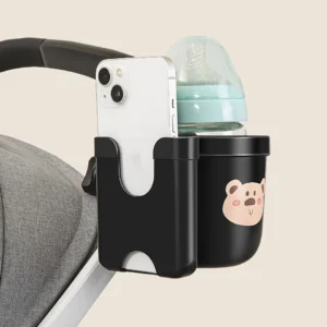 Universal Stroller Cup Holder with Phone Organizer