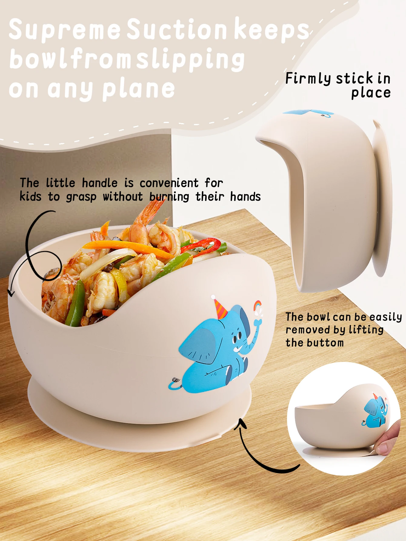 Children's Silicone Suction Cup Bowl - Image 3